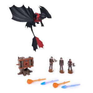 Cum Sa Iti Dresezi Dragonul Incercarea Flacarii Set De Joaca Batalii Arzatoare Tunul Aprins Dragonul Toothless - Img 2