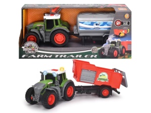 Dickie Fendt Tractor Cu Remorca