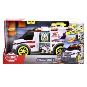 Dickie Toys Ambulanta Cu Lumini Si Sunete 35.5Cm
