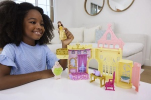Disney Princess Castelul Lui Belle Cu Figurine Si Accesorii - Img 4