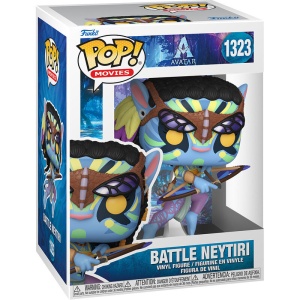 Figurina Funko POP! Movies: Avatar The Way of Water, Neytiri in pozitie de lupta, 9 cm - Img 2
