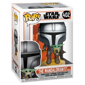 Figurina Funko POP! Star Wars: The Mandalorian - Mando Flying w/Jet Pack Vinyl Figure, 10cm - Img 3