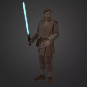 Figurina interactiva premium Obi-Wan Kenobi, Star Wars, lumini si sunete activate de miscare, 25 cm - Img 2