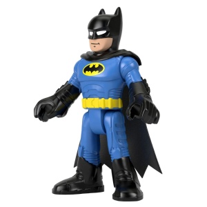 Fisher Price Imaginext Dc Super Friends Figurina Batman Xl Cu Costum Albastru - Img 2
