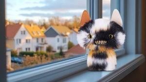Fuggler - Jucarie de plus, 23 cm - Ciudateii animale uratele, Cheezee - Img 3