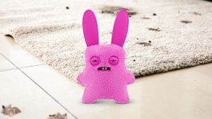 Fuggler - Jucarie de plus, 23 cm - Ciudateii animale uratele, Rabid Rabbit - Bunny - Img 3