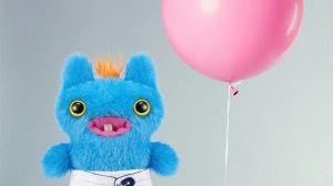 Fuggler - Jucarie de plus, 9 cm - Bebe ciudatei, Screech - Img 2