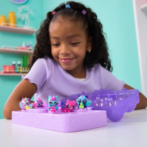 Hatchimals Alive Neon Rainbow Set Carton Oua - Img 8