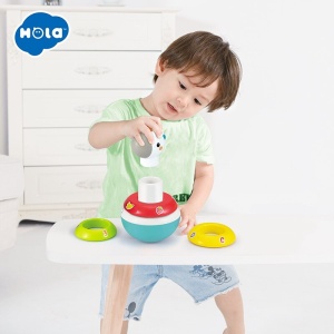 Hopa Mitica Roly Poly Unicorn Cu Inele Pentru Stivuit - Img 4