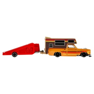 Hot Wheels Track Fleet Masina Flota Chevy Silverado Driftcation Scara 1 La 64 - Img 4