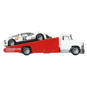Hot Wheels Transportator Carry On Cu Masinuta Porsche Carrera 906 Scara 1:64 - Img 6