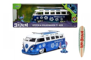 Jada Autobuz Metalic Si Figurina Stitch Scara 1:24 - Img 6