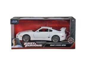 Jada Fast And Furious Masinuta Metalica Brians Toyota Supra Alb Scara 1 La 24