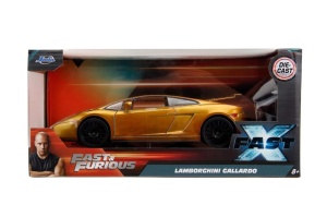 Jada Fast Furious Masinuta Metalica Lamborghini Gallardo Auriu Scara 1 La 24