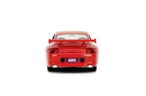 Jada Marvel Masinuta Metalica Spider Man Porsche 911 Gt3 Rs Scara 1 La 32 - Img 3