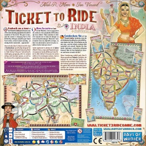 Joc de societate Ticket to Ride Map Collection India & Swiss, extensie, limba engleza - Img 2