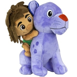 Jucarie din plus Mowgli & Bagheera, Cartea Junglei, 25 cm - Img 2