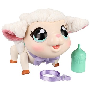 Jucarie interactiva Little Live Pets, My Pet Lamb, Mielul Snowie, merge, danseaza si emite peste 20 de sunete
