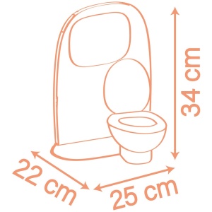 Jucarie Smoby Baby Nurse Toilets cu 2 accesorii - Img 2
