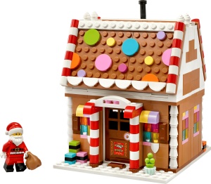 LEGO Seturi emblematice - Casa festiva din turta dulce (40809) - Img 2