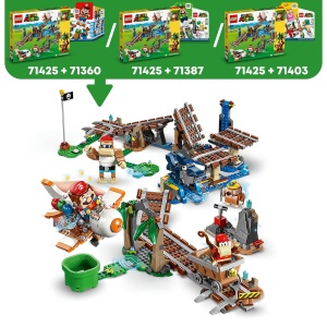LEGO Super Mario - Set de extindere - Plimbarea cu vagonetul (71425) - Img 7