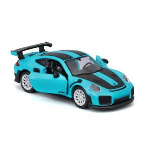Maisto Masinuta Metalica Speed Icons Porsche 911 Gt2 Rs Miami Blue Scara 1 La 64 - Img 2