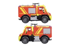Majorette Masina Metalica De Pompieri Mercedes Unimog U530 Scara 1 La 43 - Img 3