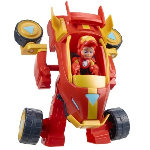 Marvel Iron Man Si Prietenii Sai Uimitori Set Vehicul 2 In 1 Si Figurina Iron Man - Img 6