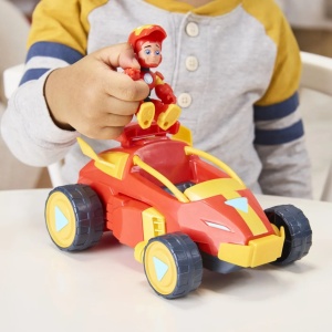 Marvel Iron Man Si Prietenii Sai Uimitori Set Vehicul 2 In 1 Si Figurina Iron Man - Img 8
