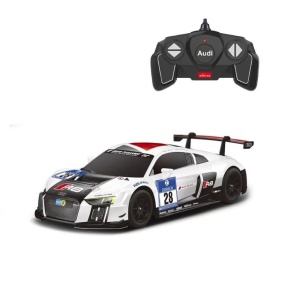 Masina Cu Telecomanda Audi R8 Lms Performance Alb Scara 1 La 18 - Img 2