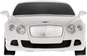 Masina Cu Telecomanda Bentley Continental Gt Alb Cu Scara 1 La 24 - Img 2