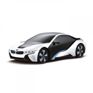Masina Cu Telecomanda Bmw I8 Alba Scara 1 La 24 - Img 3