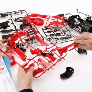 Masinuta Construibila Cu Telecomanda Ferrari Fxxk Evo Scara 1 La 18 - Img 4
