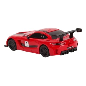 Masinuta Metalica Convertibila Mercedes Benz Gt3 Rosie Cu Scara 1 La 32 - Img 4