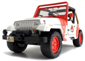 Masinuta Metalica Jurassic World 1992 Jeep Wrangler 1:24 - Img 6