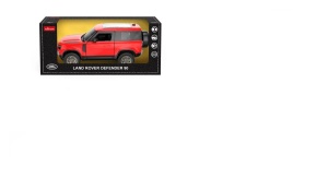 Masinuta Metalica Land Rover Defender 90 Rosu Scara 1 La 24