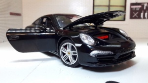 Masinuta Metalica Porsche 911 Negru Scara 1 La 24 - Img 4