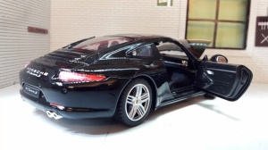 Masinuta Metalica Porsche 911 Negru Scara 1 La 24 - Img 6