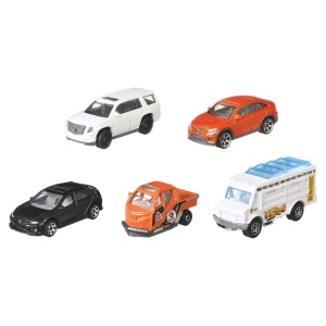 Matchbox Set 5 Masinute Metalice Mbx City Adventure Ii Scara 1:64 - Img 2