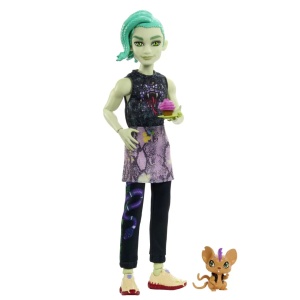 Monster High Papusa Deuce Gordon Cu Animalut Si Accesorii - Img 3