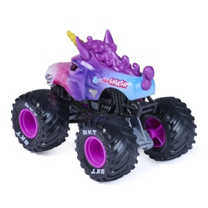 Monster Jam Legacy Trucks Masinuta Metalica Sparkle Smash Scara 1 La 64 - Img 3