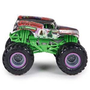 Monster Jam Masinuta Metalica Grave Digger Scara 1 La 64 - Img 2