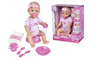 New Born Baby Set Bebelus Roz - Img 6