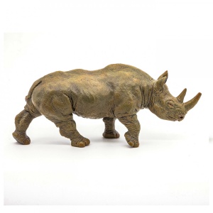 Papo Figurina Rinocer Negru - Img 2