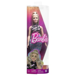Papusa Barbie Fashionista Blonda Cu Borseta Roz - Img 2