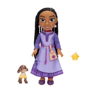 Papusa interactiva Asha, personaj din animatia Disney Wish, include accesorii, 38 cm - Img 3