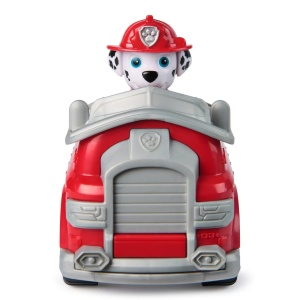 Patrula Catelusilor Set Vehicul De Baza Masina De Pompieri Si Figurina Marshall - Img 4