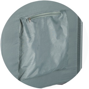 Patut pliabil cu saltea de infasat Chipolino Luna basil - Img 4