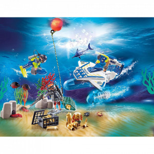 Playmobil - Calendar Craciun - Politia Sub Apa - Img 1