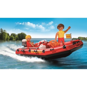 Playmobil - Jucarie de rol Barca de salvare - Img 5